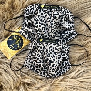 ❤️Cheetah mommy and daughter face mask